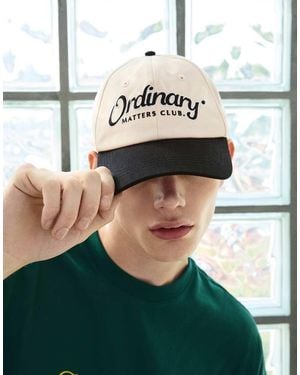 Bershka Embroidered Cap - Green