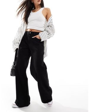 Bershka – jeans - Schwarz