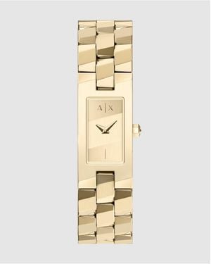 ARMANI EXCHANGE Two-Hand-Tone Stainless Steel Watch - Metallic