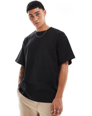Pull&Bear Oversized T-shirt - Black