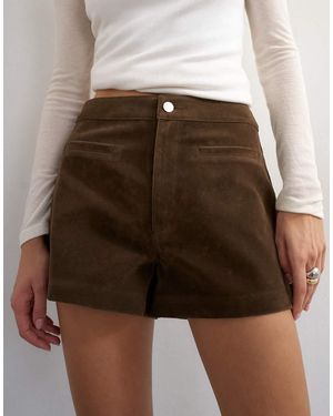 TOPSHOP Shorts Micro - Marrone