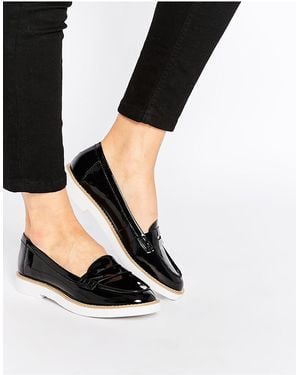 HUGO Contrast Loafers - Black