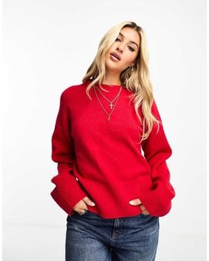 & Other Stories Maglione Girocollo - Rosso