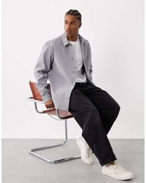 Jack & Jones Brushed Overshirt - Grey