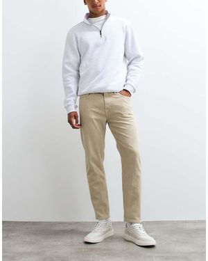 Mango Tapered Jean - White