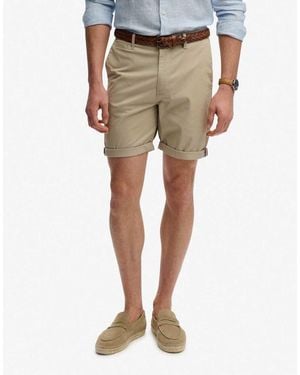 Superdry Premium Regular Chino Shorts - Natural