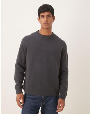 ARKET Supersoft Crew Neck Knitted Sweater - Gray