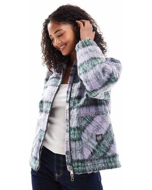 Santa Cruz Relaxed Two Way Zip Shacket - Grey