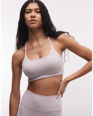 adidas Originals Adidas Training Motion Light Support Sports Bra - Grey