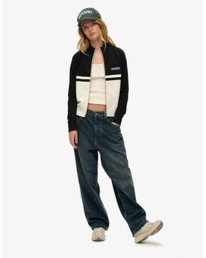 Superdry Athletic Essentials Zip Through Track Jacket - Blue