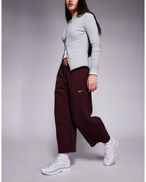 Nike Phoenix Barrel Leg Pants - Purple