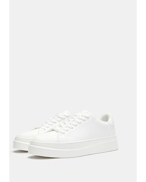 Pull&Bear Chunky Trainers - White