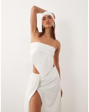 ASOS Asos x the sourced collection – kopftuch - Weiß