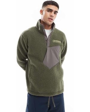 adidas Originals Adidas Terrex Unisex Teddy Fleece - Green