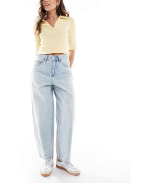 Vero Moda Billie Barrel Leg Jeans - Blue