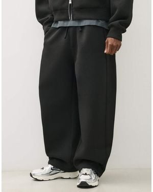 Bershka Technical Balloon joggers - Black
