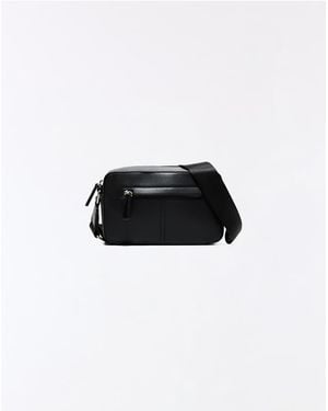 Bershka Basic Pocket Crossbody Bag - Black