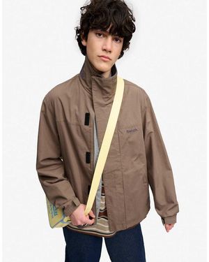 Bench x Superdry & Co High Neck Ripstop Jacket - Blue