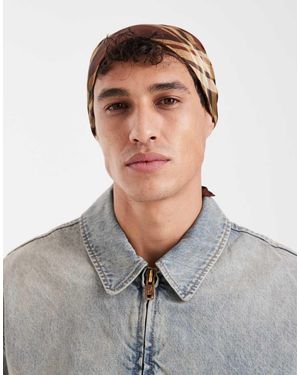 ASOS Satin Bandana - Grey