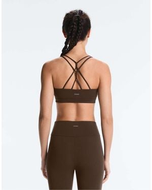 Oysho Comfortlux Light Support Sports Bra With Crossover Straps - Green