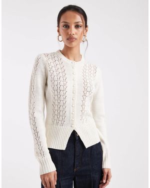 Threadbare – strickjacke - Weiß
