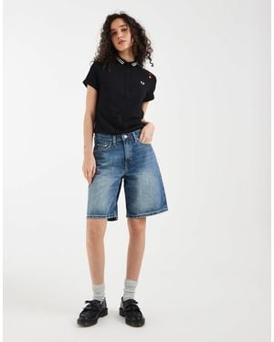 Fred Perry X Amy Winehouse Tipped Polo T-Shirt - Blue