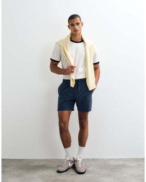 Abercrombie & Fitch baggy Tech Shorts - White