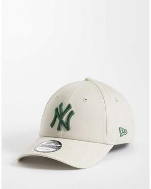 KTZ Ny Yankees 9forty Contrast Logo Cap - White