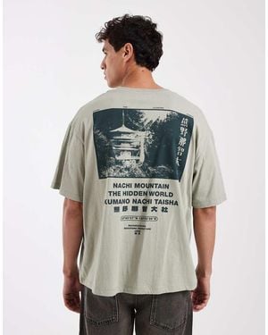 Jack & Jones T-shirt With Japanese Backprint - Green