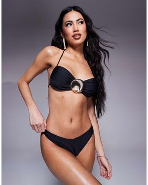 Candypants High Leg Bikini Bottom - Black