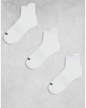 4505 – 3er-pack schnelltrocknende lauf-/sneaker-socken - Weiß
