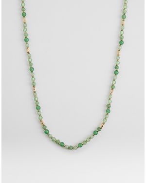 Accessorize Beaded Necklace - Metallic