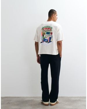 adidas Originals 70s Graphic Backprint Tee - White