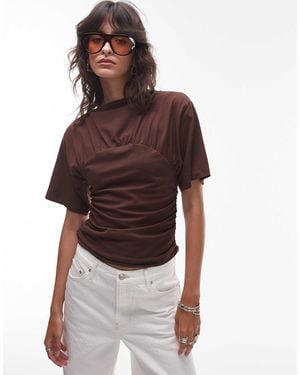 TOPSHOP – kurzärmliges oberteil - Lila