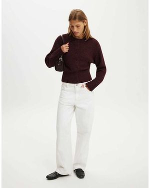 Cotton On Luxe Dreamy Crew Cardi - Natural