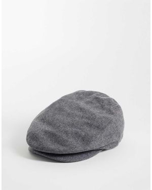 Barbour Redshaw Wool Blend Water Resistant Flat Cap - Grey