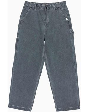 Quiksilver Mercury Straight Out Wide Cargo Trousers - Blue