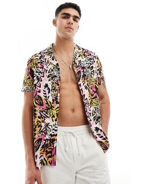 Another Influence Beach Shirt Co-ord - White