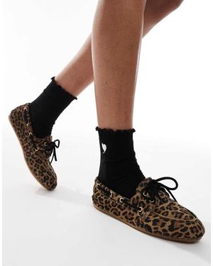 schuh Náuticos Con Estampado De De Ante Lyanna De - Multicolor