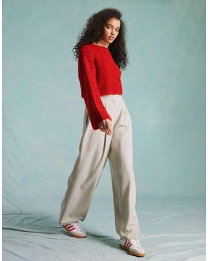 Miss Selfridge Pantalon large ajusté - taupe - Vert