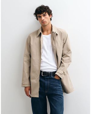 Jack & Jones Short Mac Coat - Natural
