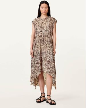 AllSaints – arwen – kleid - Natur