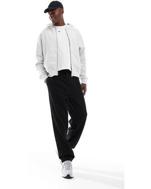 New Look Joggers Negros De Pernera Recta De - Blanco