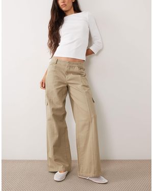 Mango Teen Cargo Trouser - Natural