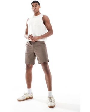 Jack & Jones Pantaloncini Chino Ampi Marroni - Neutro