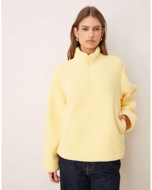 JJXX Half Zip Teddy Jacket - Natural