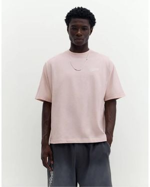 Pull&Bear Stwd Graffiti Logo T-Shirt - Pink