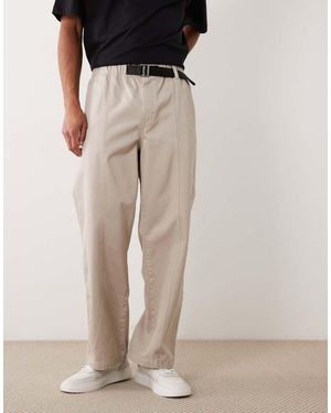 Calvin Klein Baggy Trousers - Natural