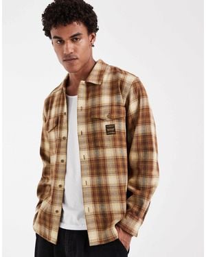 Levi's Workwear kariertes hemd mit brusttasche - Braun