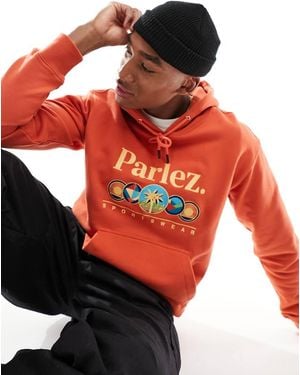 Parlez Cotton Embroidered Hoodie